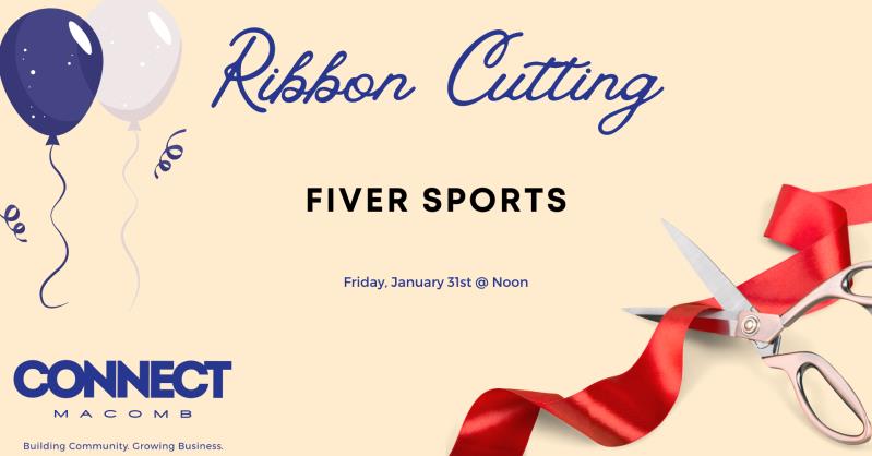 Fiver Sports Ribbon Cutting - Enhanced