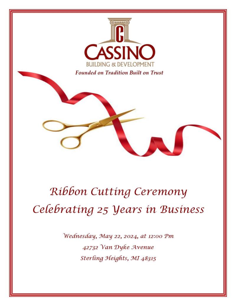 Cassino Building & Development - Enhanced Ribbon Cutting
