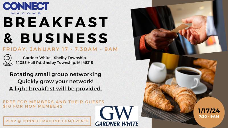 Breakfast & Business - Gardner White