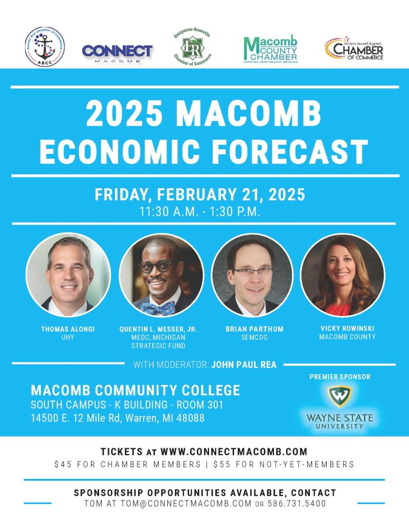 Macomb County Economic Forecast 2025